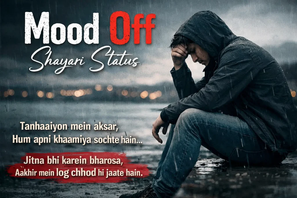 Mood Off Shayari Status for WhatsApp & Instagram