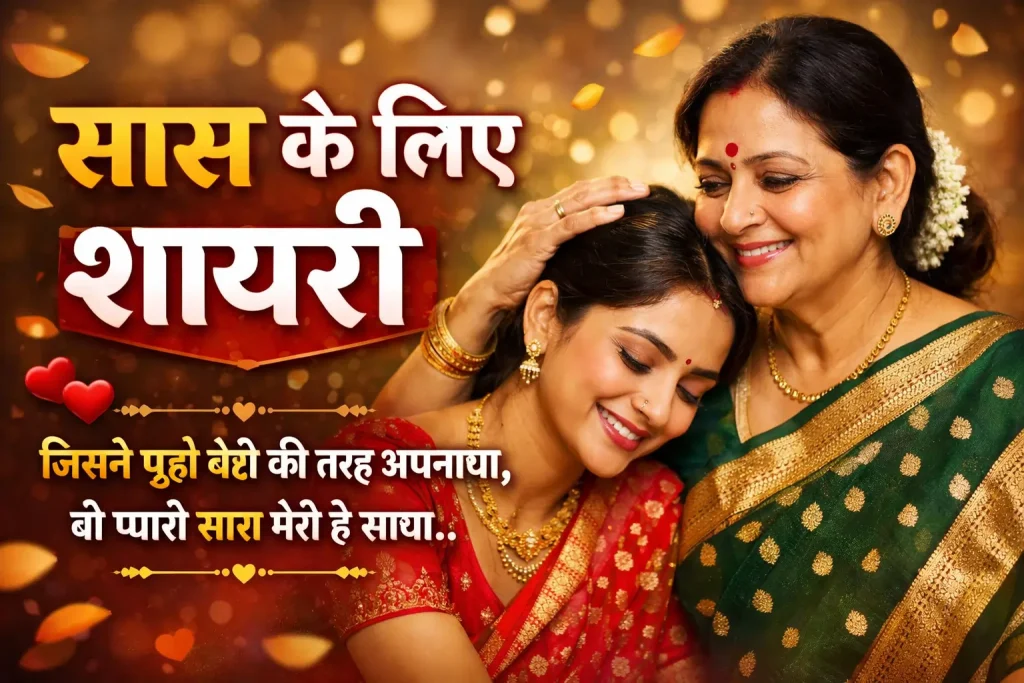 Saas Ke Liye Shayari