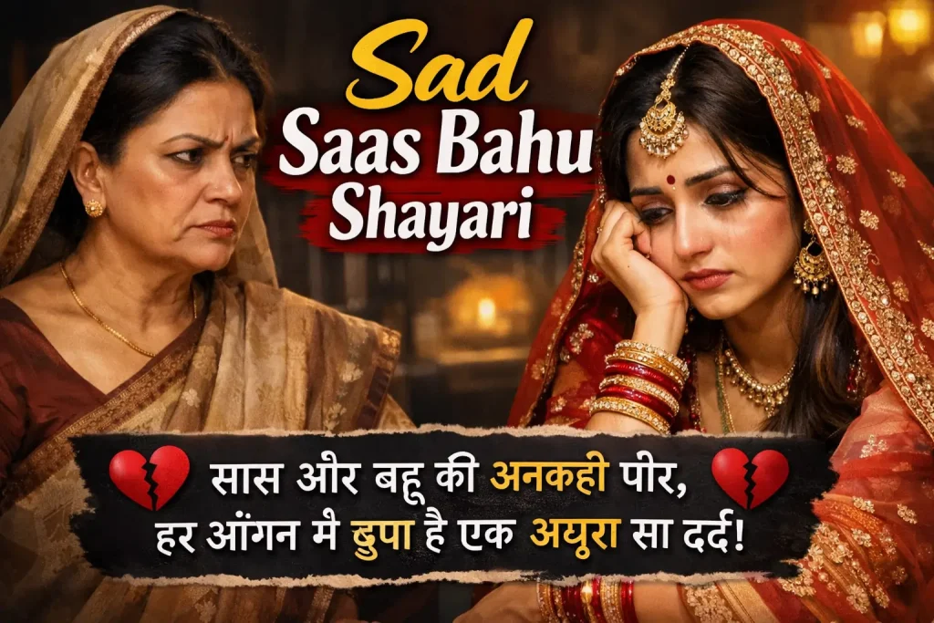 Sad Saas Bahu Shayari