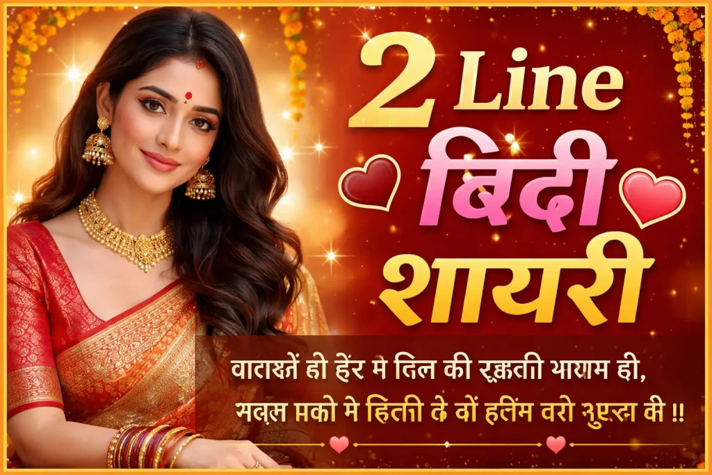 2 Line Bindi Shayari