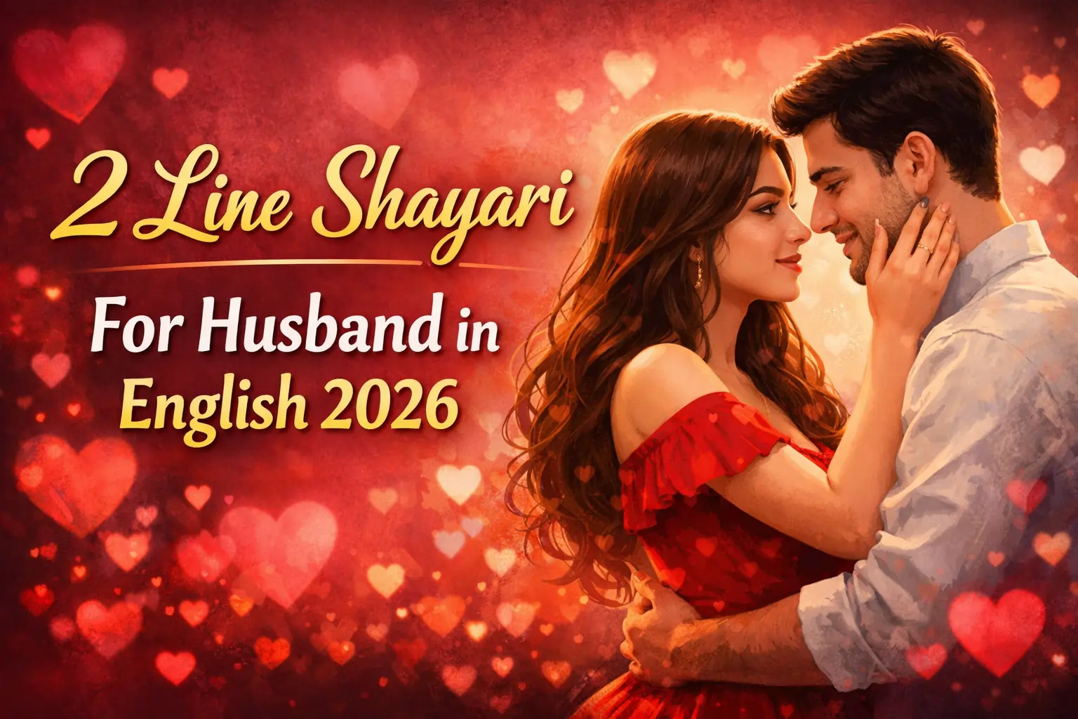2 Line Shayari for Husband in English 2026