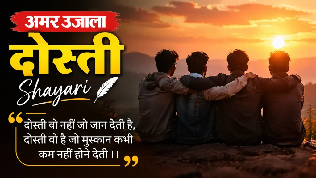Amar Ujala Friendship Shayari