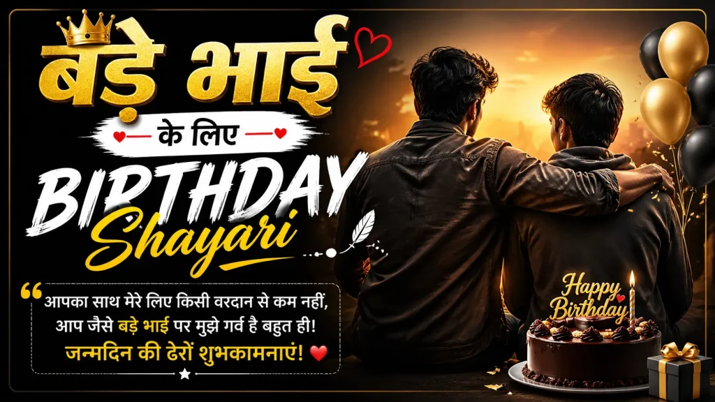Bade Bhai Ke Liye Birthday Shayari