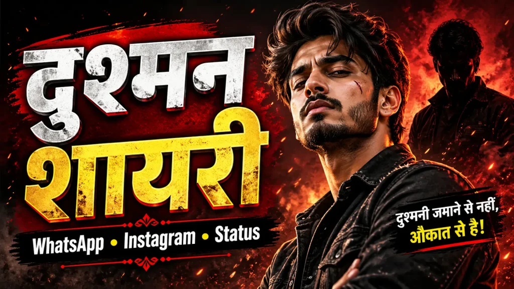 Best Dushman Shayari for WhatsApp, Instagram, and Status