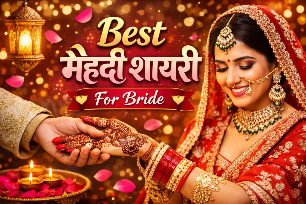 Best Mehndi Shayari for Bride