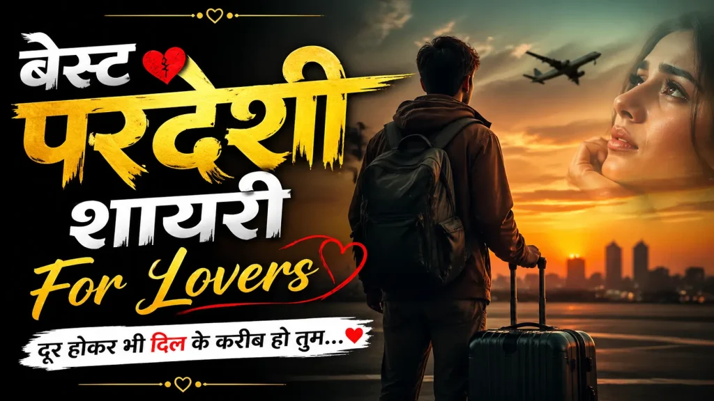 Best Pardesi Shayari for Lovers