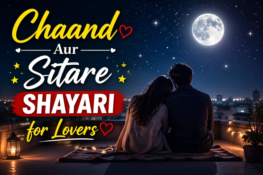 Chaand Aur Sitare Shayari for Lovers