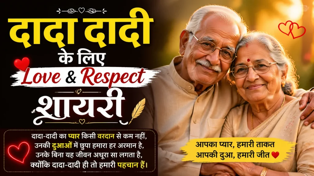 Dada Dadi Ke Liye Love & Respect Shayari