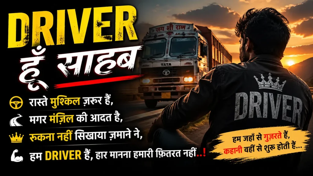 Driver Shayari in Hindi