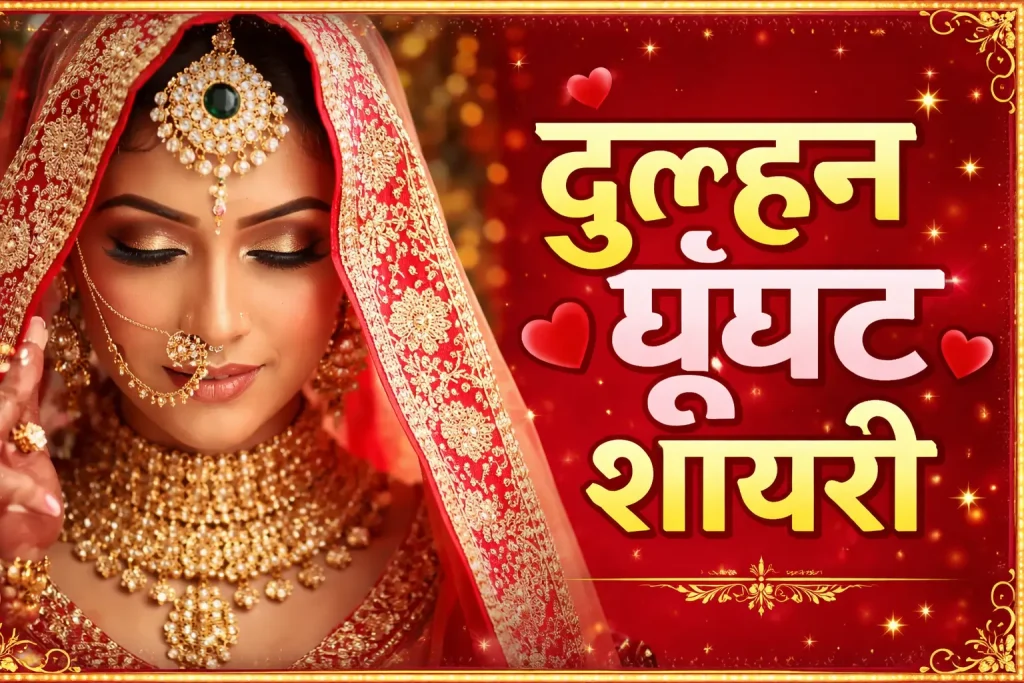 Dulhan Ghoonghat Shayari