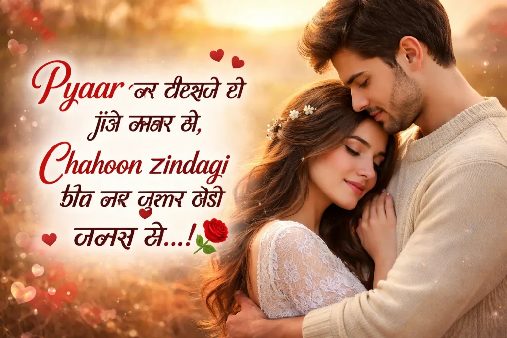 Emotional 2 Line Shayari for Husband from Wife