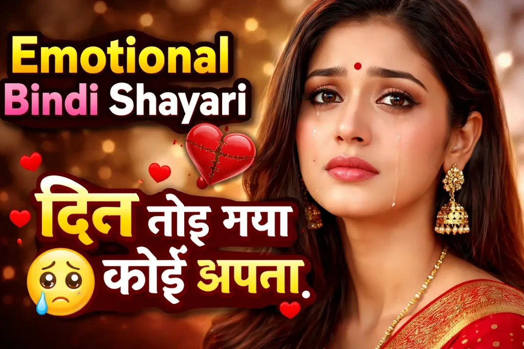 Emotional Bindi Shayari