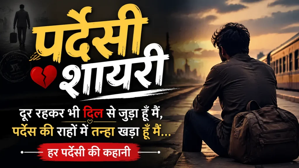 Emotional Pardesi Shayari