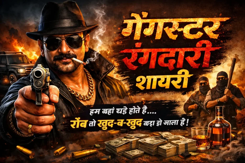 Gangster Rangdari Shayari