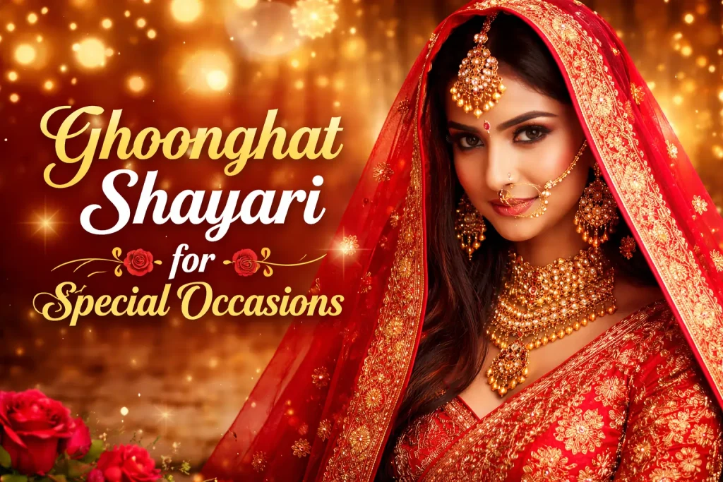 Ghoonghat Shayari for Special Occasions