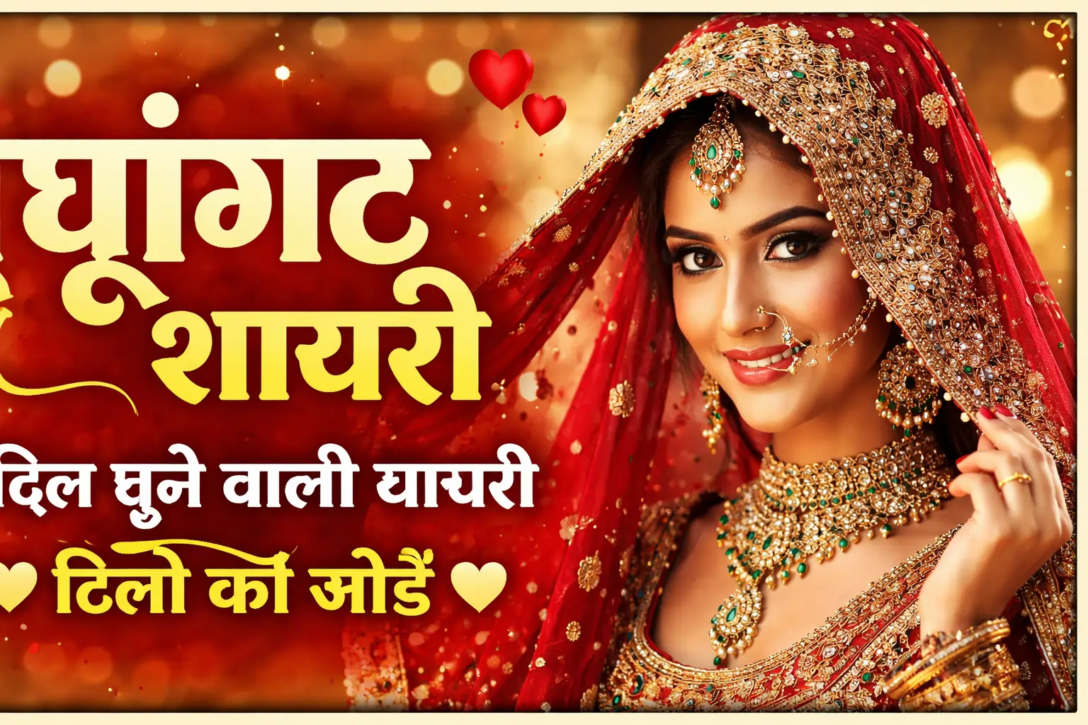 Ghoonghat Shayari: दिल छूने वाली शायरी से दिलों को जोड़ें