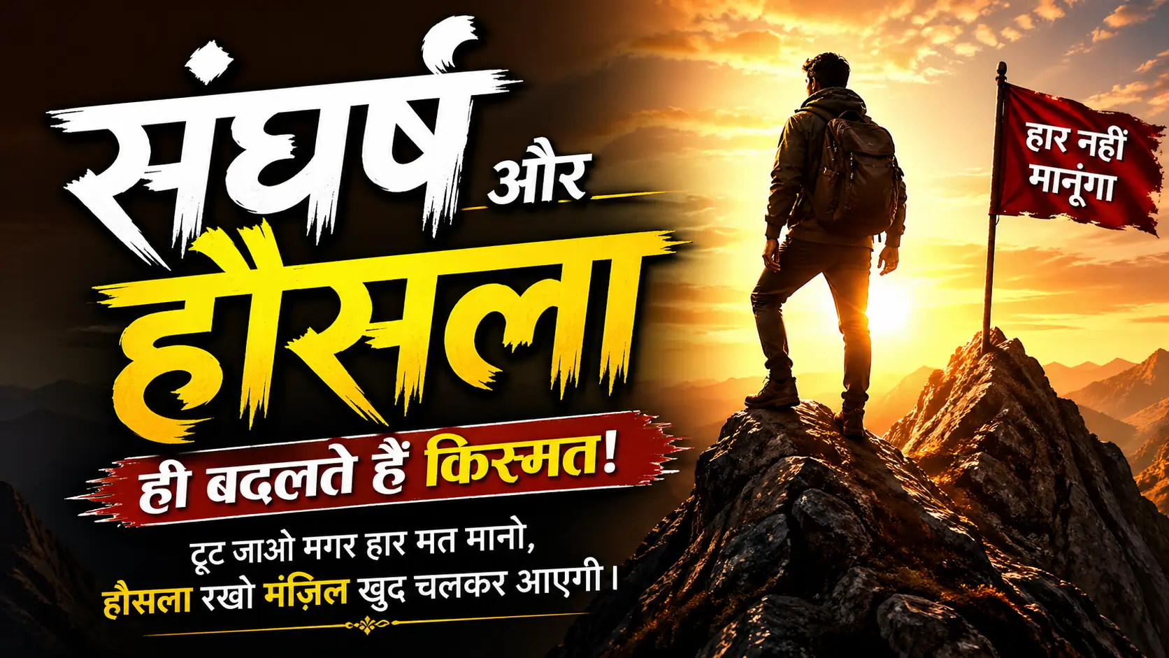 Hausla-Shayari in Hindi| संघर्ष हौसला पर शायरी