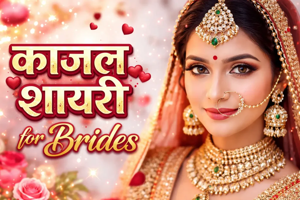 Kajal Shayari for Brides