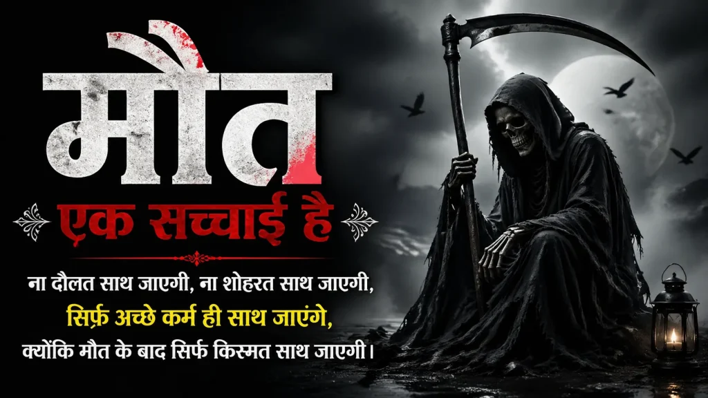 Maut Shayari in Hindi