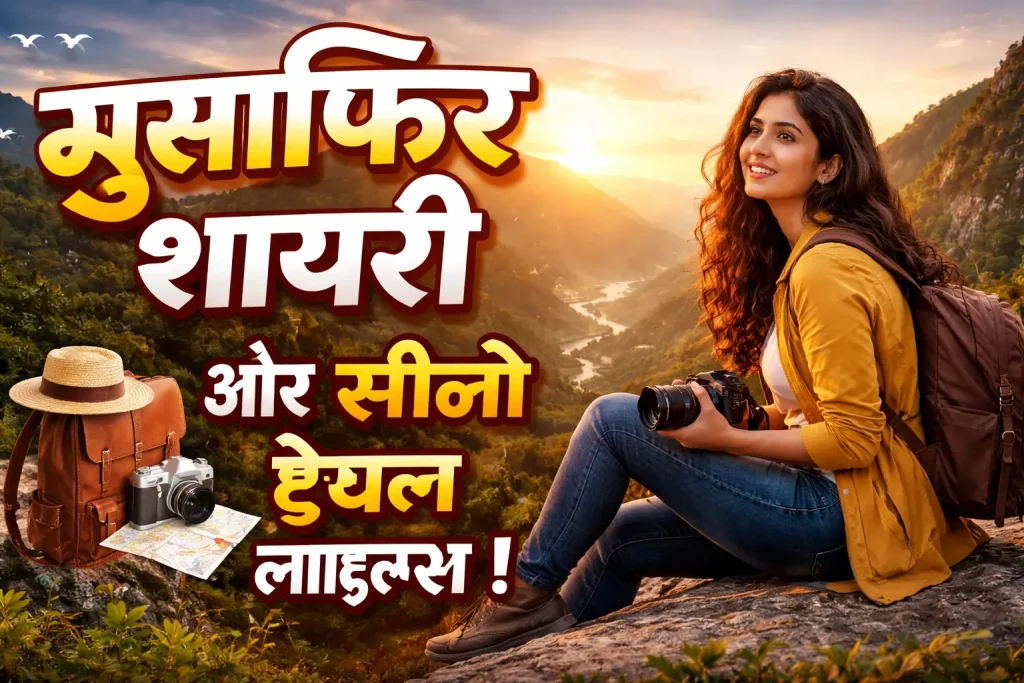 Musafir Shayari aur Solo Travel Lines