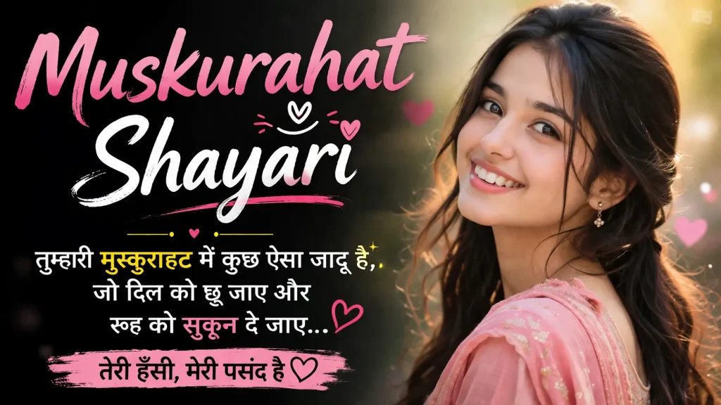 Muskurahat Shayari for Girl