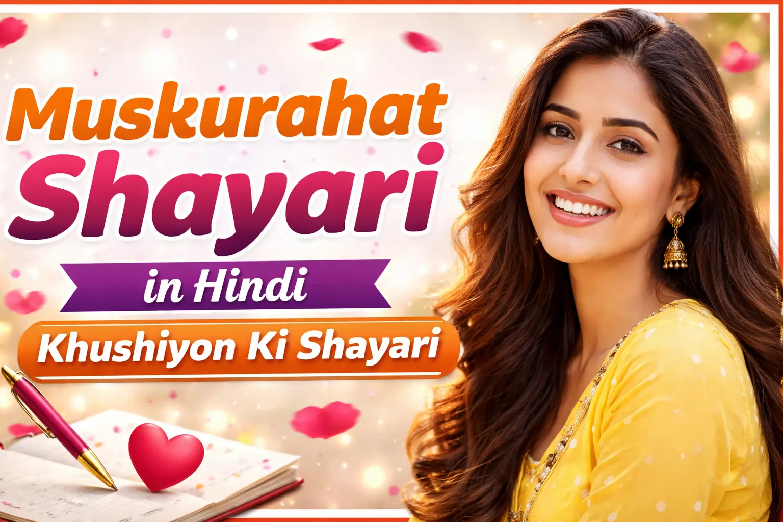 Muskurahat Shayari in Hindi: Khushiyon Ki Shayari