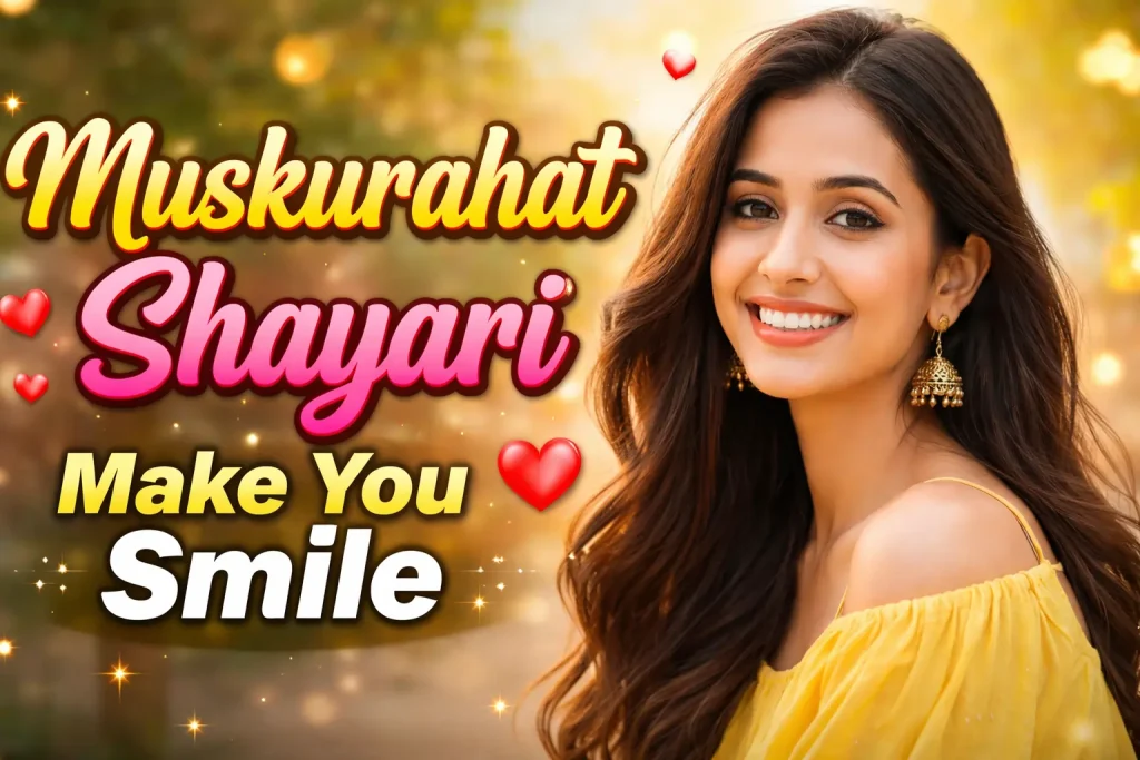 Muskurahat shayari English