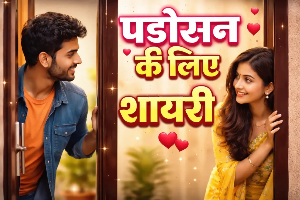Padosan ke liye shayari