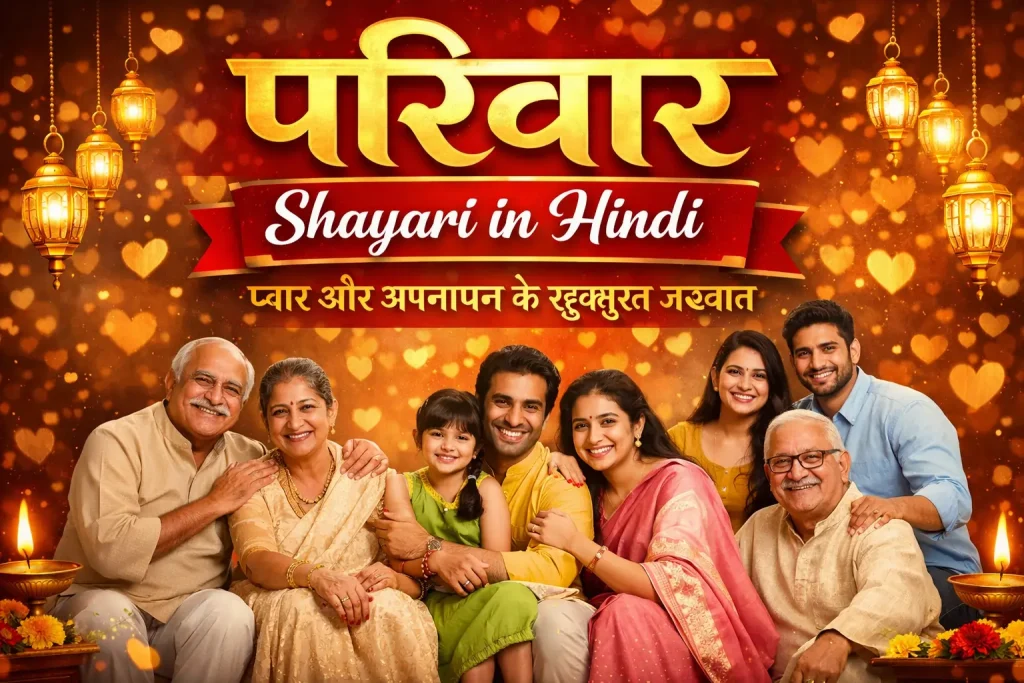 Parivaar Shayari in Hindi