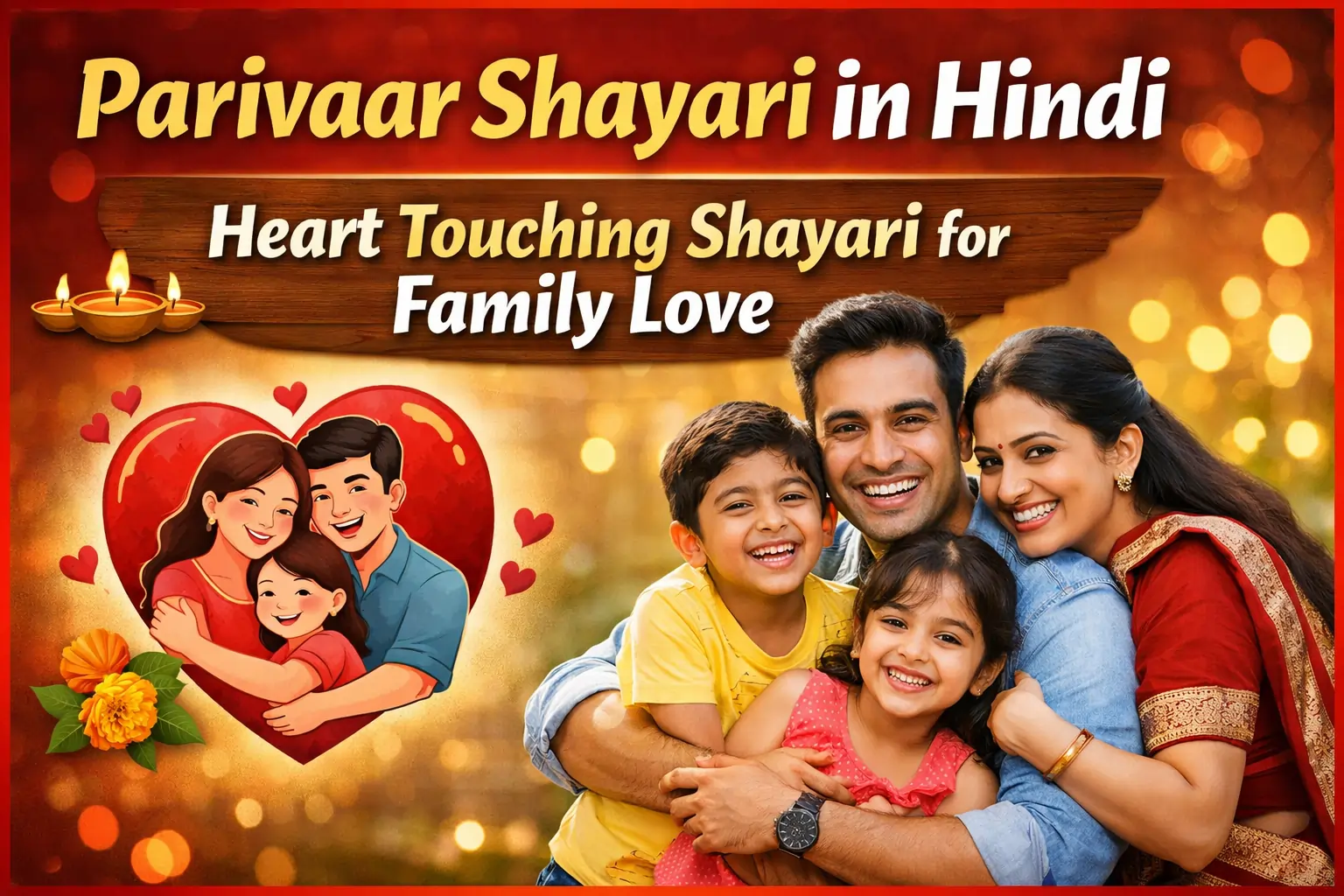 Parivaar Shayari in Hindi: Heart Touching Shayari for Family Love