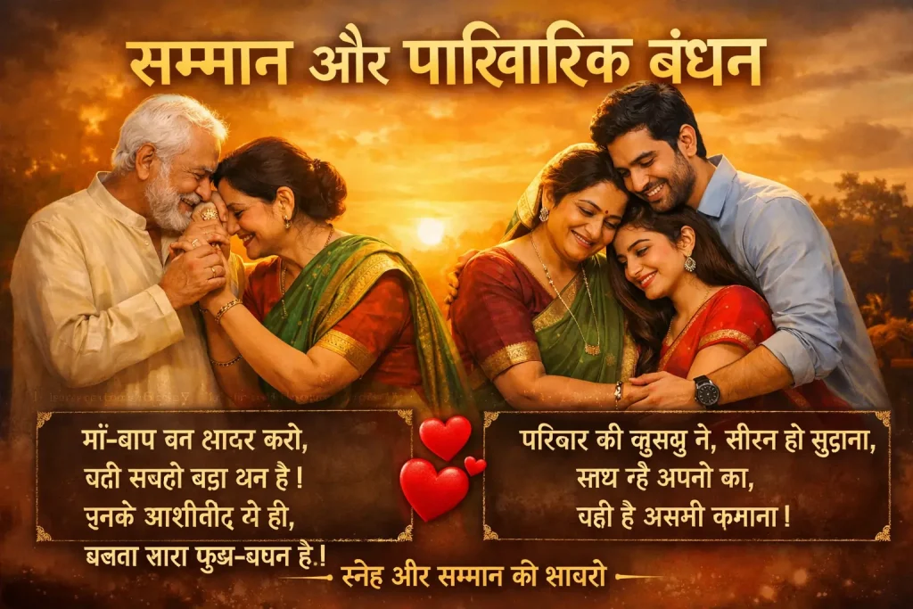 Respect and Family Bond Shayari