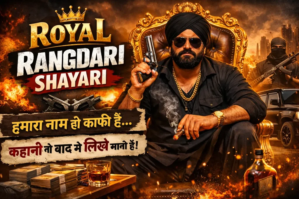 Royal Rangdari Shayari