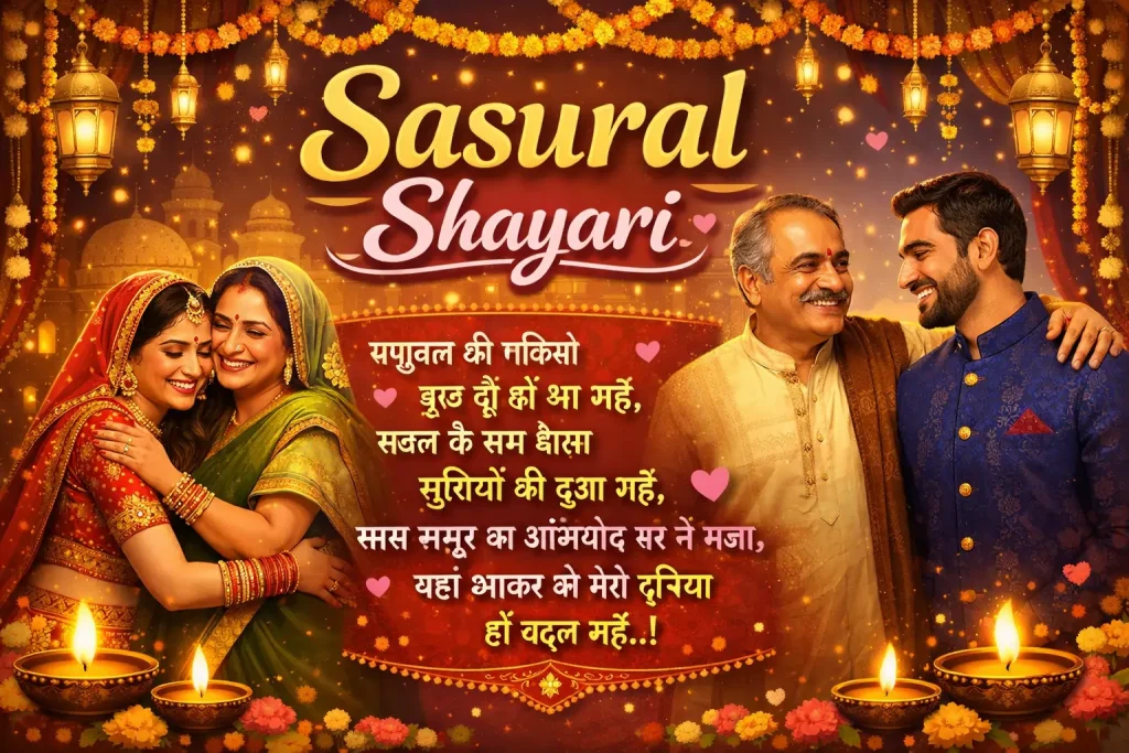 Sasural Shayari for Instagram