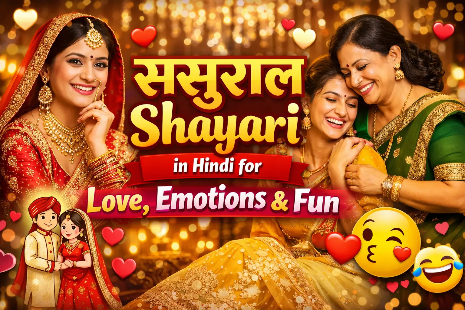 Sasural Shayari in Hindi for Love, Emotions, and Fun