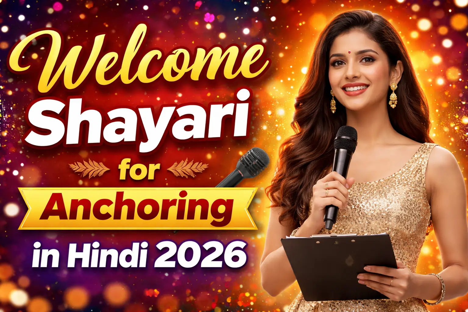 Welcome Shayari for Anchoring in Hindi 2026