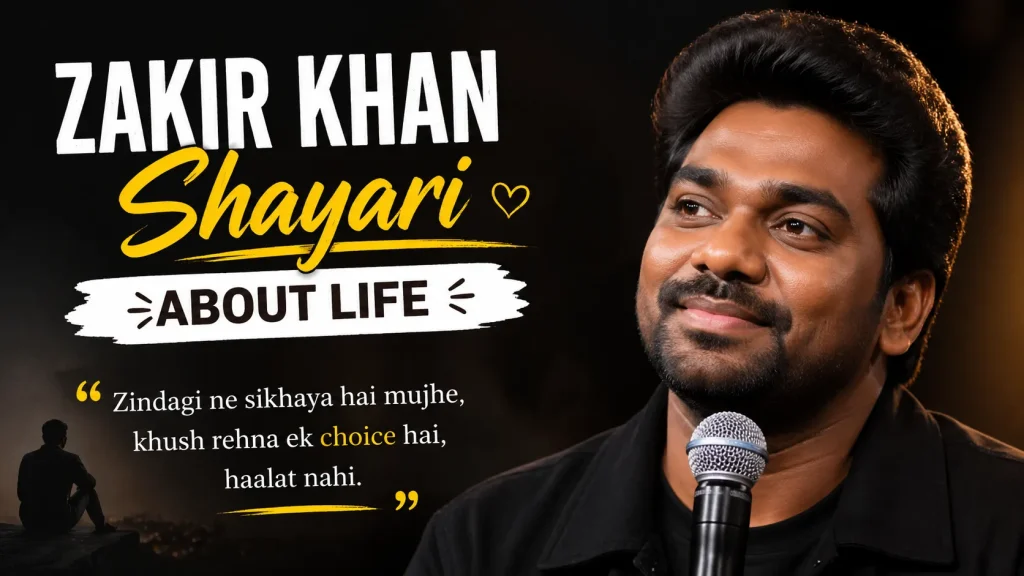 Zakir Khan Shayari About Life