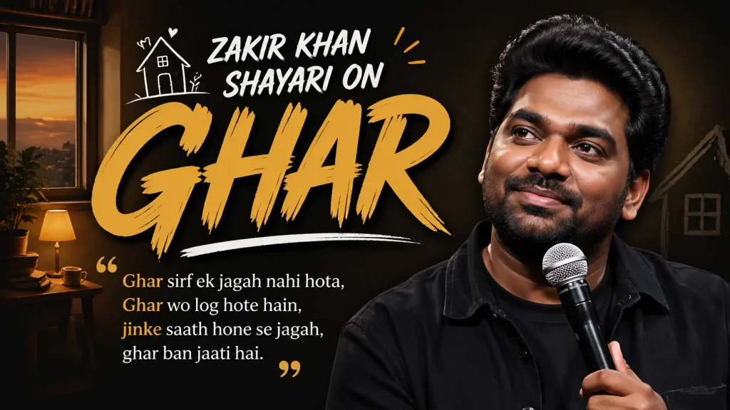 Zakir Khan Shayari on Ghar