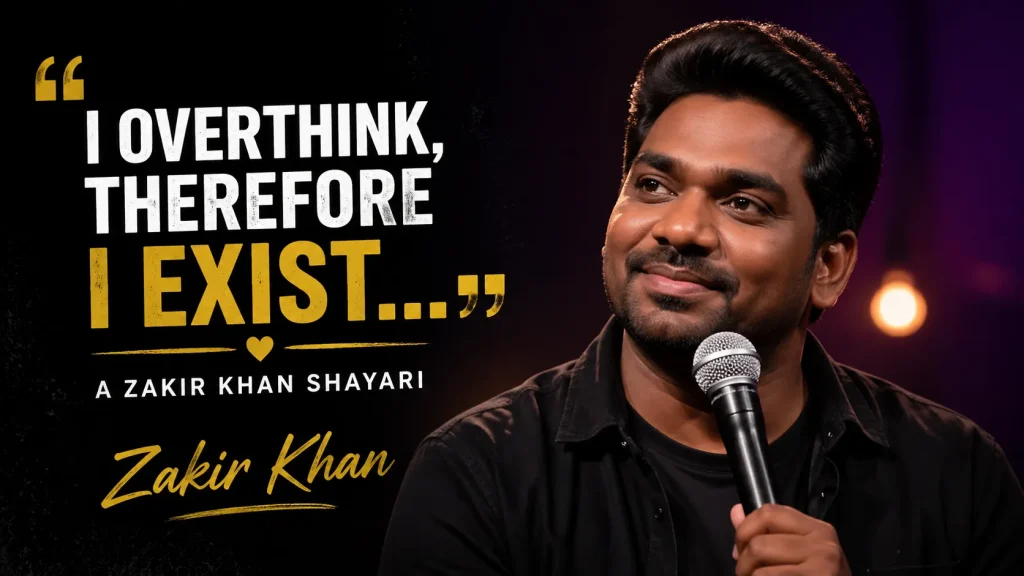 Zakir Khan Shayari in English