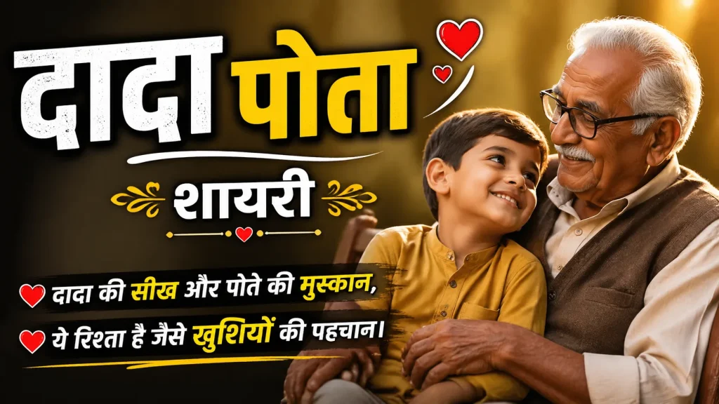 दादा पोता शायरी Hindi 2 Line
