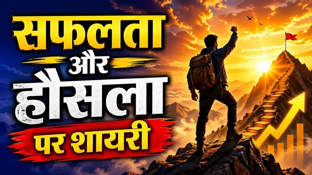 सफलता और हौसला पर शायरी