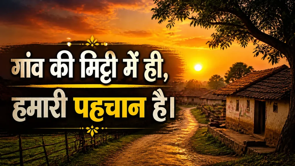 2 Line Gaon Shayari