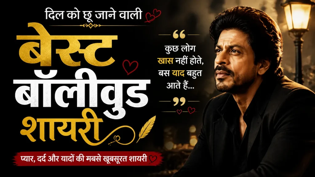 Best Bollywood Shayari in Hindi
