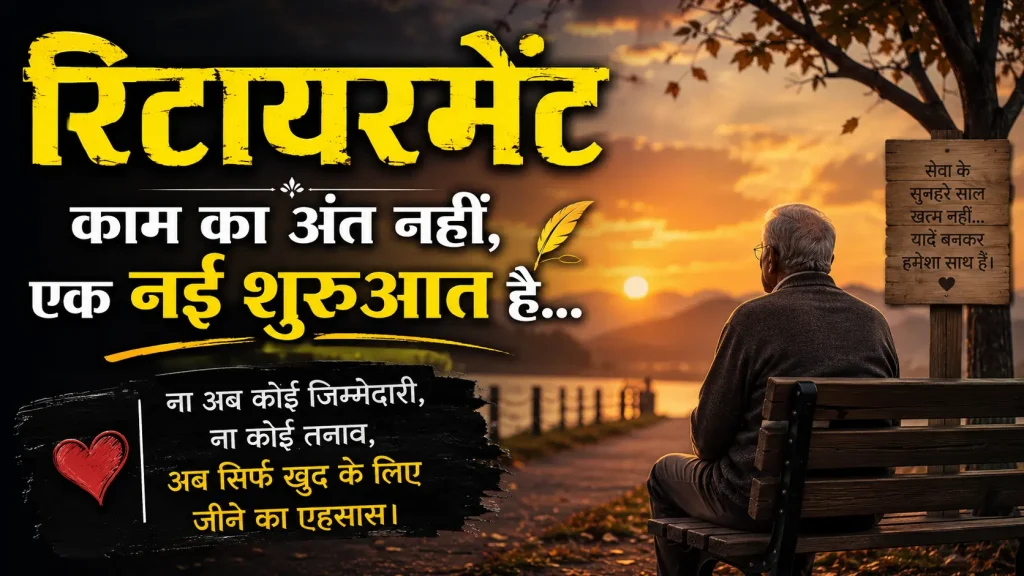 Emotional Retirement Shayari in Hindi