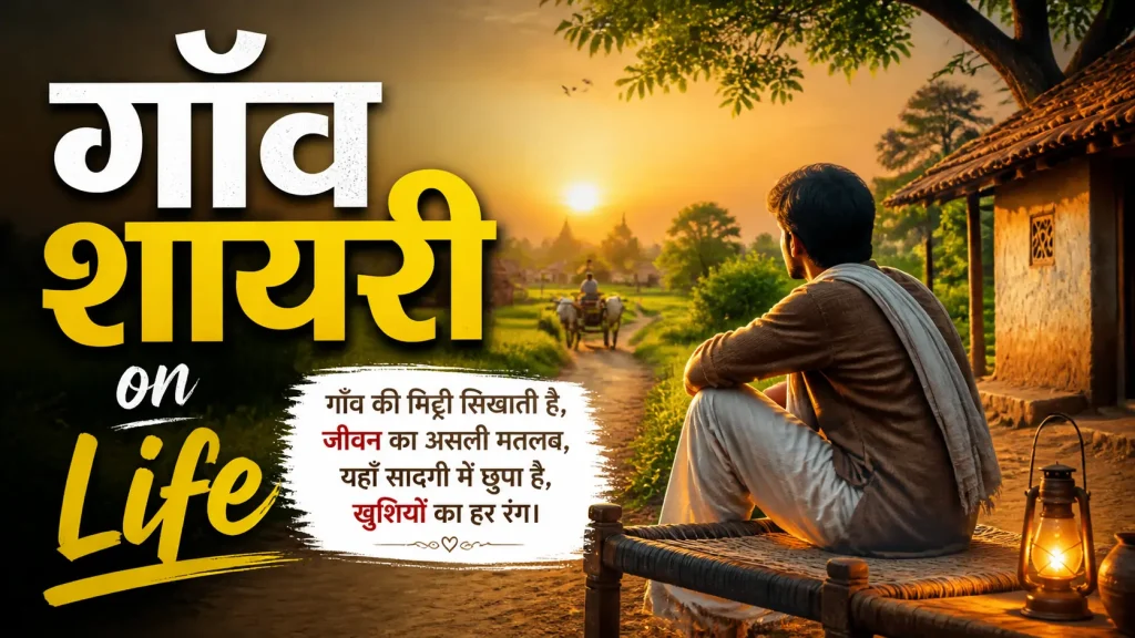 Gaon Shayari on Life