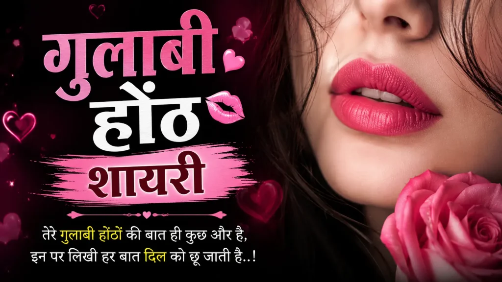 Gulabi Honth Shayari in Hindi