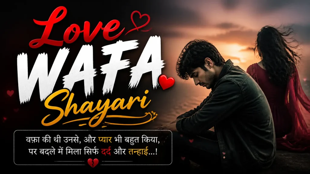 Love Wafa Shayari