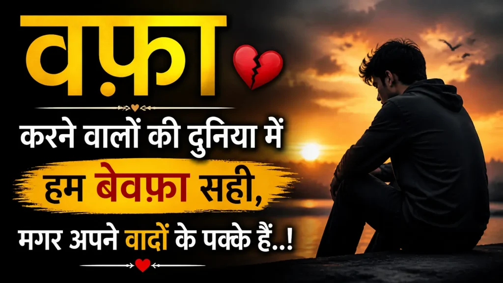 Popular Wafa Shayari in Hindi