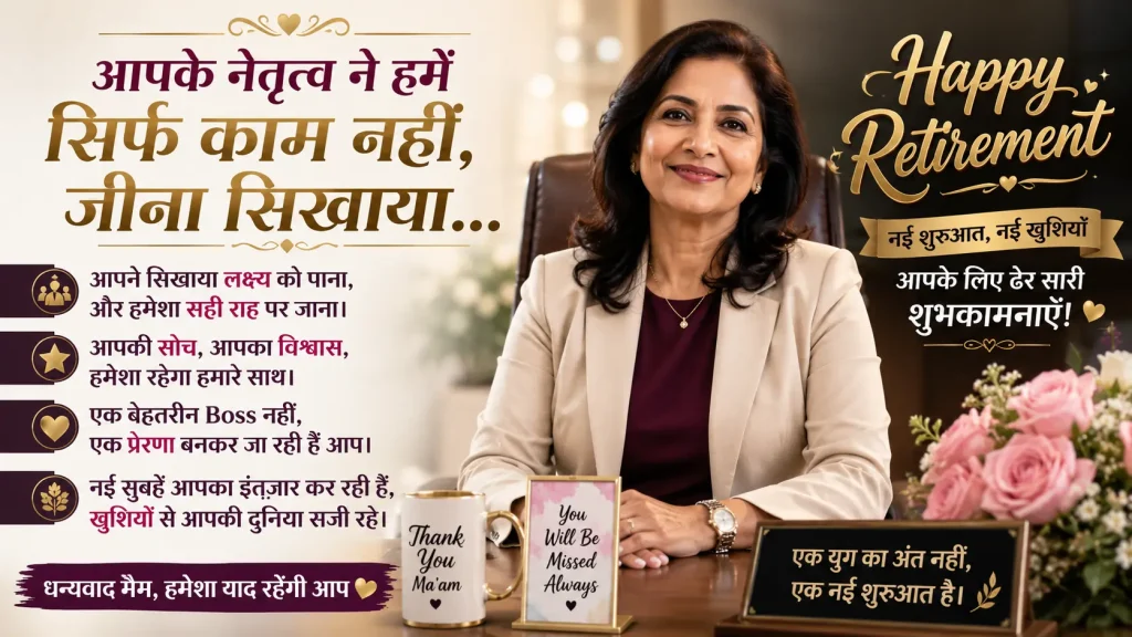 Retirement Shayari for Boss