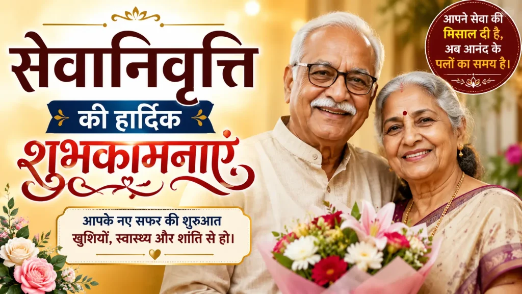 Retirement Wishes in Hindi