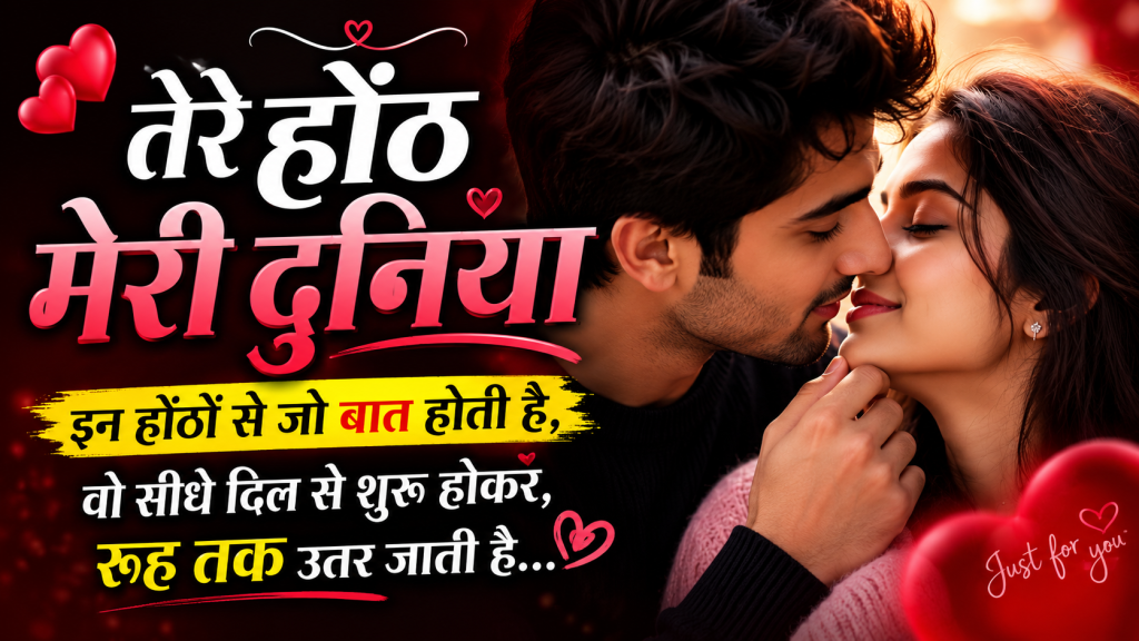 Romantic Honth Shayari for Girlfriend